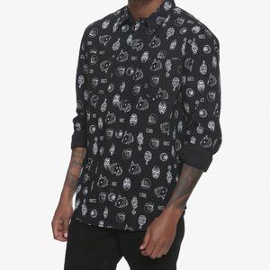 Harry Potter Knock Turn Alley Icon Button Up Shirt